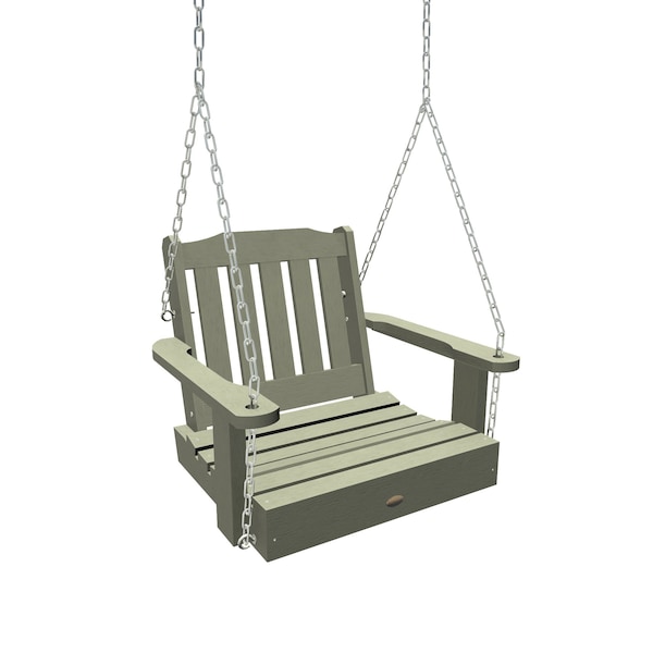 Highwood Usa Lehigh Single Seat Swing Outdoor Furniture for Patio, Backyard, Garden AD-PORL3-EUC - main
